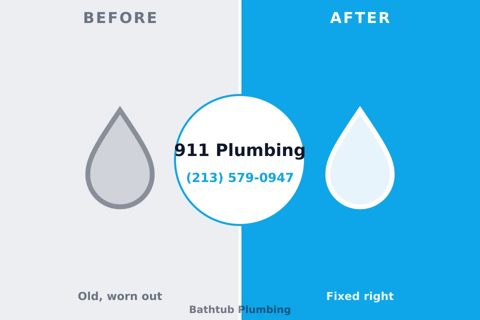 Before and after: plumbing company Meadow Oaks, FL